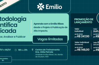 Emilio abre turma para Curso de Metodologia Científica com foco em prática Emilio abre turma para Curso de Metodologia Científica com foco em prática